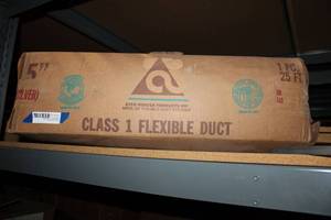 lot 311 image: 5 Flexible Duct by Atco SIB 1 Pc. 25 Ft.