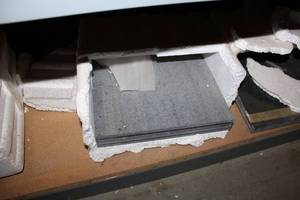 lot 332 image: Tiles Wrapped in Styrofoam
