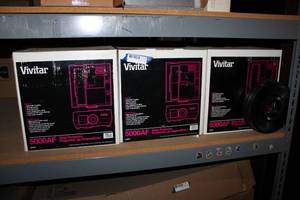 lot 346 image: 3 Vivitar Slide Projectors