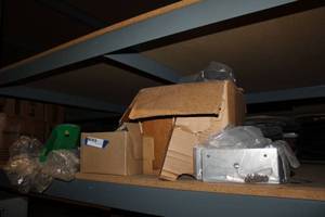 lot 375 image: Metal Wall Dispenser Brackets, Touch-free Soap Dispensers, and Foot Pump Dispensers