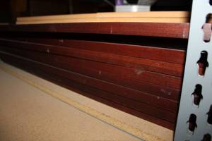 lot 387 image: Cherry Finish Cabinet Doors