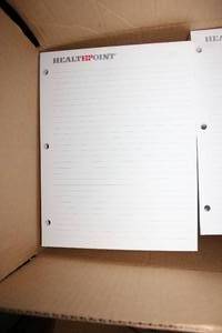 lot 393 image: 3-Hole Punched Lined Paper as shown