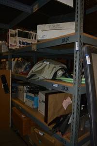 lot 128 image: 5 Shelf Industrial Unit 8x2x69.5 (CONTENTS NOT INCLUDED)