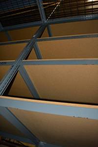lot 212 image: 11 Shelf Industrial Unit 16x4x69.5 (CONTENTS NOT INCLUDED PICTURE MAY NOT BE EXACT SHELF)