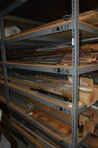 lot 230 image: 5 Shelf Industrial Unit 8x4x69.5 (CONTENTS NOT INCLUDED PICTURE MAY NOT BE EXACT SHELF)