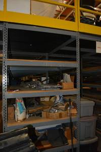 lot 238 image: 5 Shelf Industrial Unit 8x4x69.5 (CONTENTS NOT INCLUDED PICTURE MAY NOT BE EXACT SHELF)