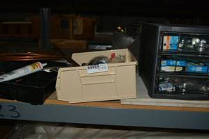 lot 440 image: Building Supplies Copper Pipe, Hardware, Light Bulbs and More