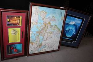 lot 185 image: Wall Artwork and Frames, see pictures