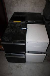 lot 486 image: 4 Metal File Drawers