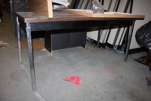 lot 513 image: 5x26 Laminate Table with Chrome Legs