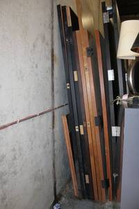 lot 508 image: Building Supplies Large amount of Doors - Metal and Wood - (Not Including Door Lying Down Closest to Wall)