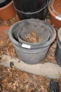 lot 574 image: 2 Planters 14Tallx19W, 12.5