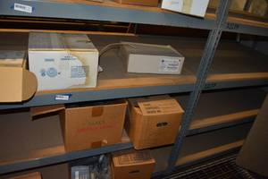 lot 542 image: Laptop DrivesBatteries, Cat5 Comm. Cable, Office Phones