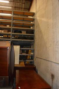 lot 232 image: 11 Shelf Industrial Unit 16x4x69.5 (CONTENTS NOT INCLUDED PICTURE MAY NOT BE EXACT SHELF)