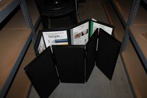 lot 328 image: ShowStyle Briefcase Display - 2 Total PLUS Picture Frames