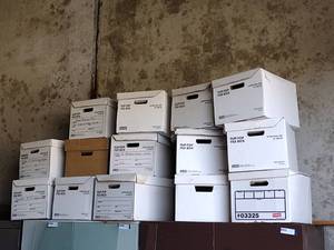 lot 591 image: Empty Bankers Boxes