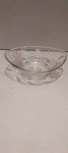 lot 45 image: MCM etched glass bowl