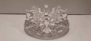 lot 63 image: Vintage Chantal glass warming stand