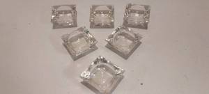 lot 67 image: 6 glass votive candle holders