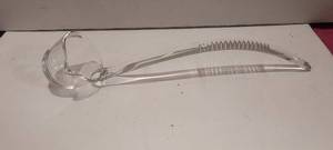 lot 78 image: Vintage 13 crystal punch ladle