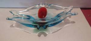 lot 125 image: MCM glass ashtray