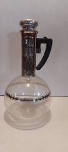 lot 161 image: MC Inland Glass hand blown Coffee Carafe Decanter.  13 tall