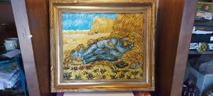 lot 178 image: MCM 26 x 30 painting with frame