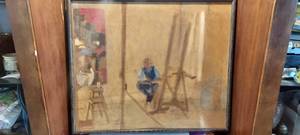 lot 186 image: 1981 David Hardy 27 x 32 framed painting