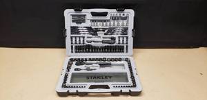 lot 39 image: Stanley Black Chrome Socket Set w Case