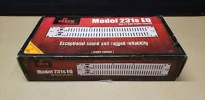 lot 63 image: DBX by Harman Dual 31-Band Graphic Equalizer, Model 231s EQ