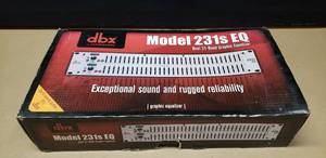 lot 64 image: DBX by Harman Dual 31-Band Graphic Equalizer, Model 231s EQ