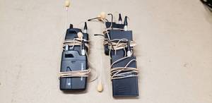 lot 71 image: Lot of 5 Audio-Technica Wireless Transmitters, ATW-T701 x 3 and System 10 x 2