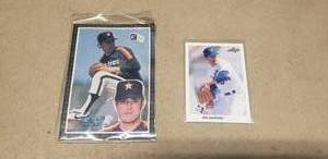 lot 108 image: Lot of 2 Nolan Ryan Cards, 1 Oversized