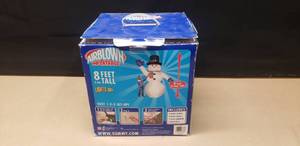 lot 119 image: Giant 8 Inflatable Snowman