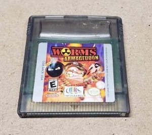 lot 141 image: Game Boy Color Worms Armagedon Game Cartridge