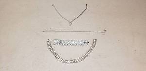 lot 168 image: 2 Costume Jewelry Matching Sets, Necklace & Bracelet