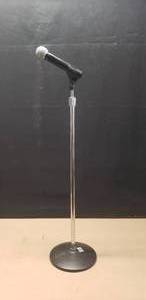 lot 203 image: Shure Extendable Microphone Stand wShure PG58 Wireless Microphone