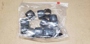 lot 233 image: Lot of  12 Vintage Metal Napkin Rings