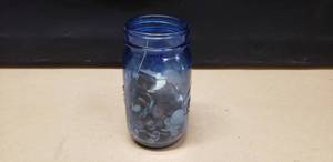 lot 236 image: Jar of Antique Buttons