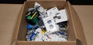 lot 251 image: Large Lot of Misc Electrical Supplies, Switches, Boxes, Covers, Romex & More