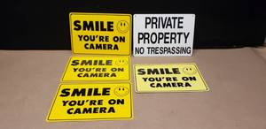 lot 258 image: Lot of 5 Property & Business Signs