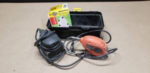 lot 259 image: Black & Decker Mouse SanderPolisher w Extra Sanding Sheets and Black & Decker Finishing Sander