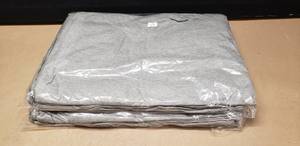 lot 284 image: 2 Bags of NEW 100% Cotton Heather Grey Large Short Sleeve T-Shirts, 12 Per Bag, 24 Shirts Total
