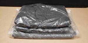 lot 285 image: 3 Bags of NEW 100% Cotton Heather Dark Grey XL Short Sleeve T-Shirts, 12 Per Bag, 36 Shirts Total