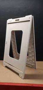 lot 297 image: Large Plasticade Econo Classic Store Front A-Frame  Sandwich Board Sign Frame, Measures 36 x 24