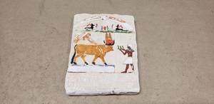 lot 370 image: Small Plaster Hieroglyph, Origin Unknown