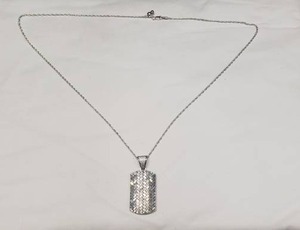 lot 160 image: Sterling Necklace & Pendant, Both Stamped 925
