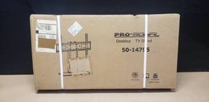 lot 429 image: NEW IN OX, Pro-Signal Desktop TV Stand.  Model 50-14795