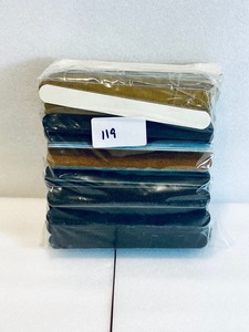 lot 13 image: New Nail Files Approx. 100  Count Assorted Colors