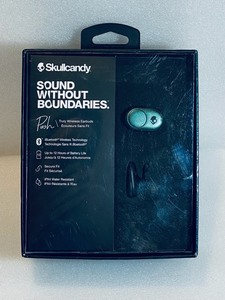 lot 26 image: Skullcandy Wireless Earbuds Sound Without Boundaries, Psychotropical Teal
